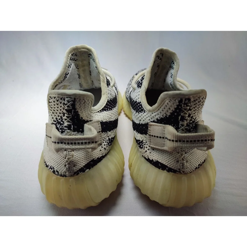 Adidas Yeezy Boost 350 V2 Zebra White Black Red Mens US 6 CP9654